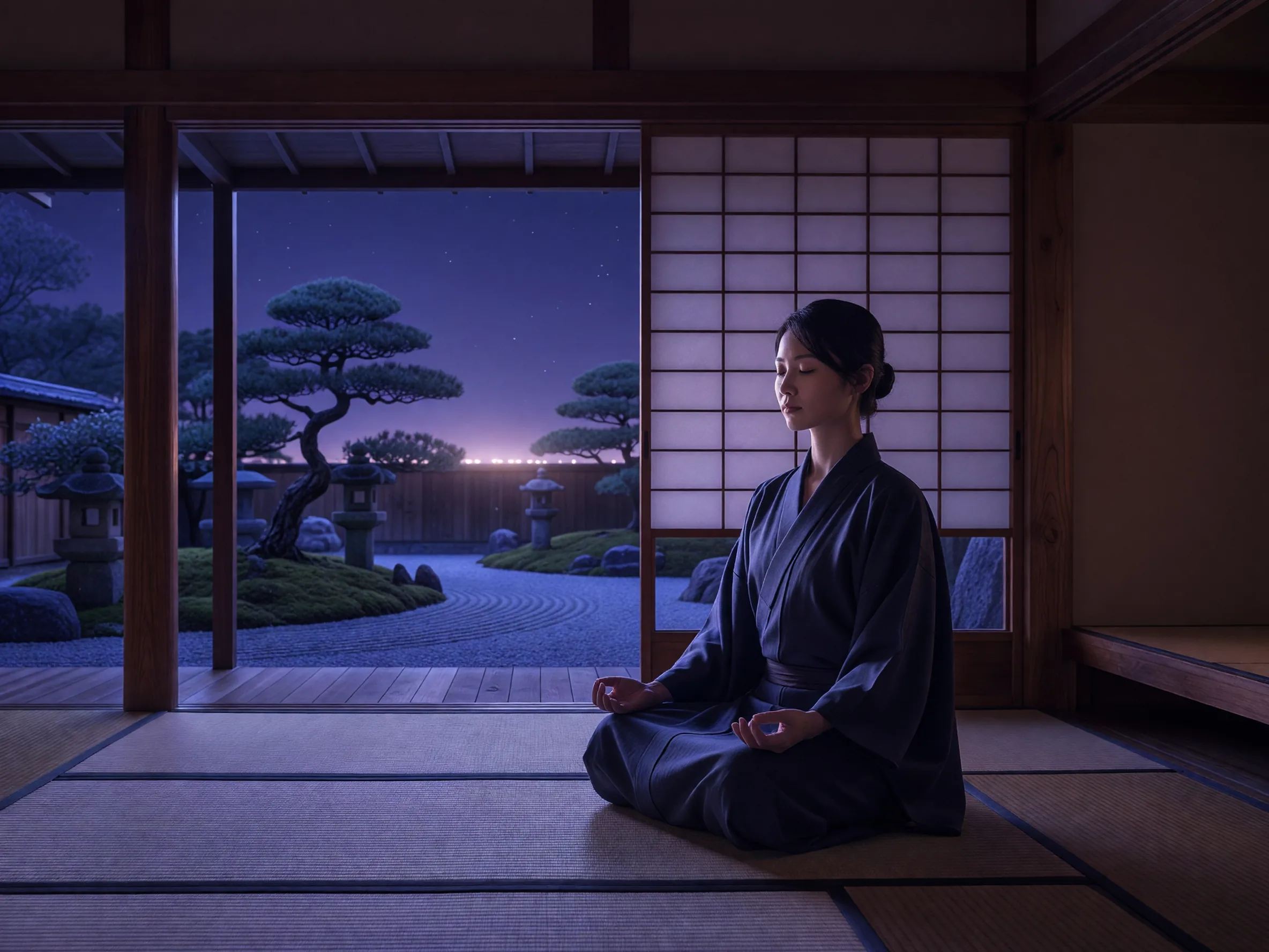 瞑想と夜